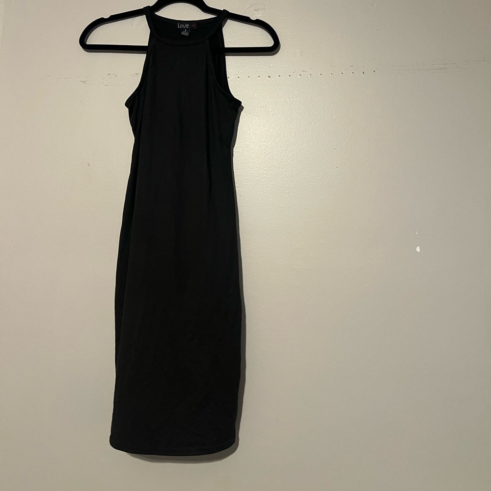 Love Classic Black Midi Dress Size Small